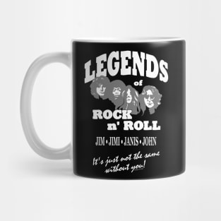 Legends of Rock 'N Roll (front & back print) Mug